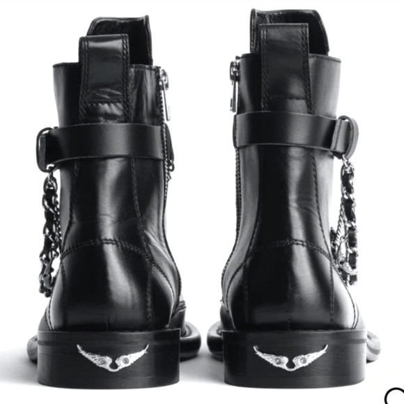 ZADIC&VOLTAIRE New in Box Laureen High Lambskin Leather ancle Boots. - Picture 6 of 11